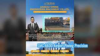 자세히 살펴보기: 공항 건설 콘크리트 슬립폼 포장기 SMC-6600 슬립폼 포장기